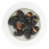 黒豆の煎り豆「黒いり」の皿盛りイメージ