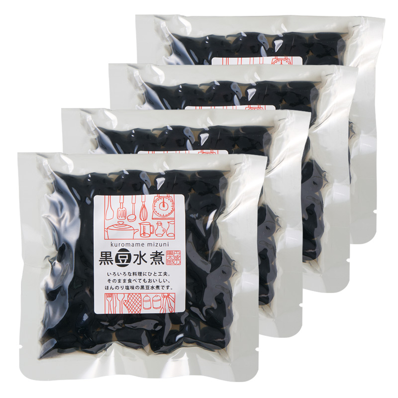 黒豆水煮　４個パック