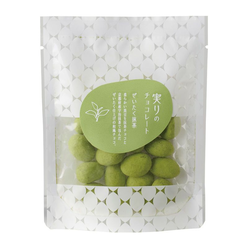 実りのチョコレート＜ぜいたく抹茶＞パッケージ